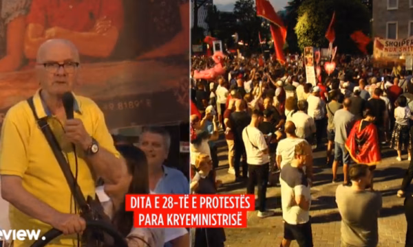 Protesta e 28-të kombëtare në Tiranë mbledh qytetarë dhe diasporën kundër qeverisë