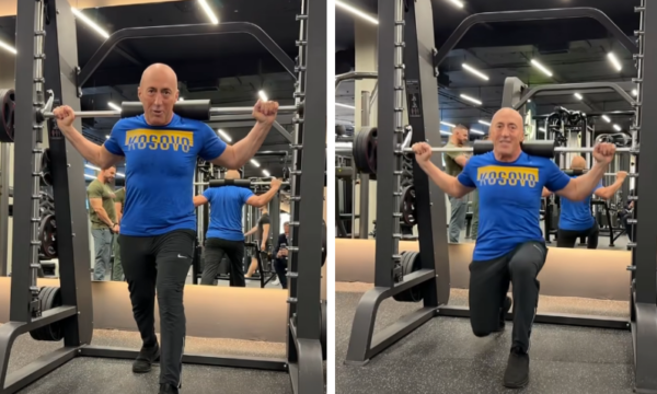 Ramush Haradinaj nis ditën me energji në qendrën sportive