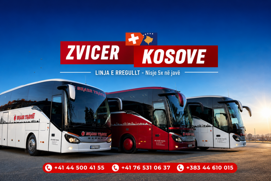 Bashkatdhetarët zgjedhin Sharr Travel për udhëtimet verore nga Zvicra në Kosovë