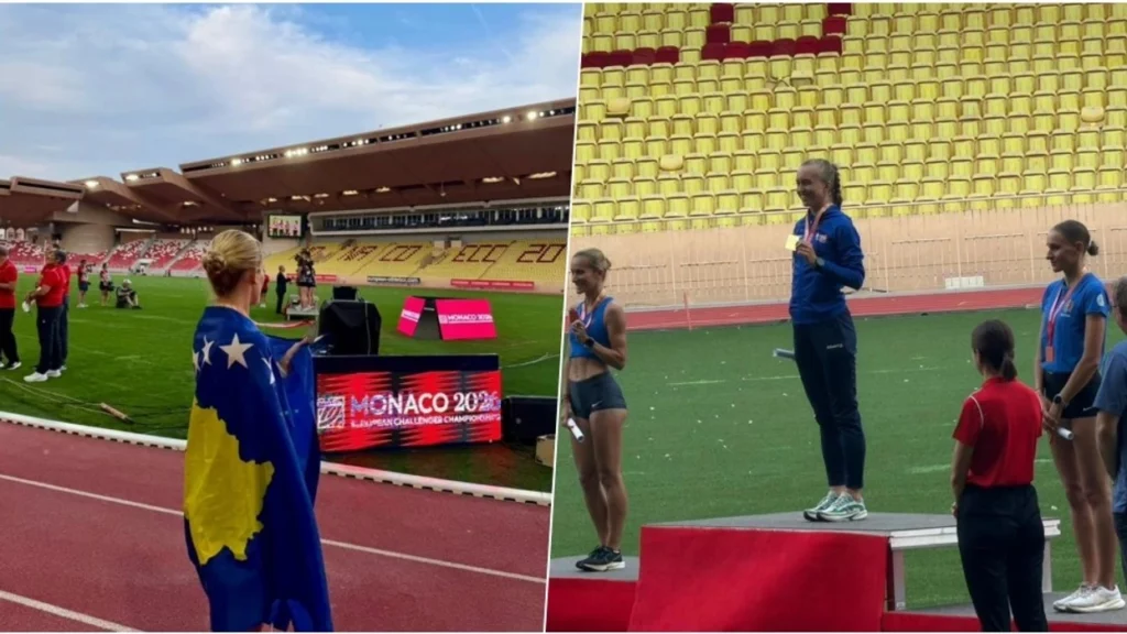Gresa Bakraqi shkëlqen në Monako, medalje argjendi për Kosovën