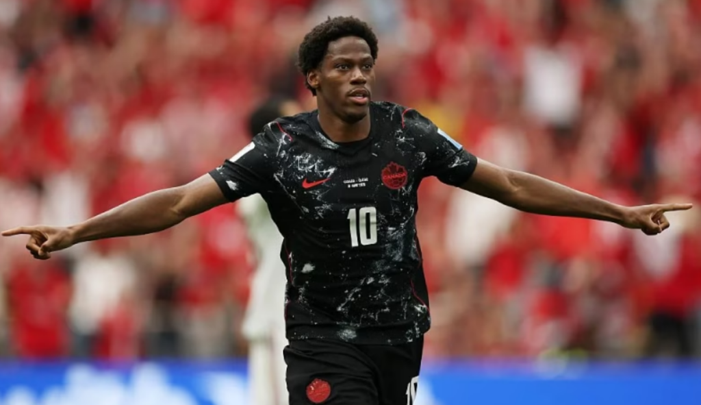 Jonathan David shkruan histori me het-trikun e rrallë në Kupën e Botës