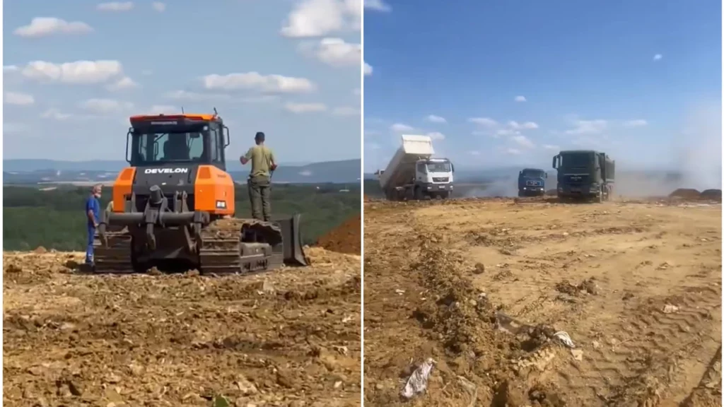 Lufta e vazhdueshme me zjarrin në deponinë e Sferkës të Pejës