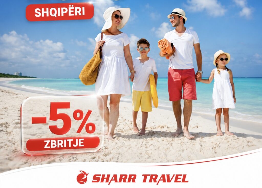Oferta verore me zbritje nga Sharr Travel për pushimet në bregdetin shqiptar