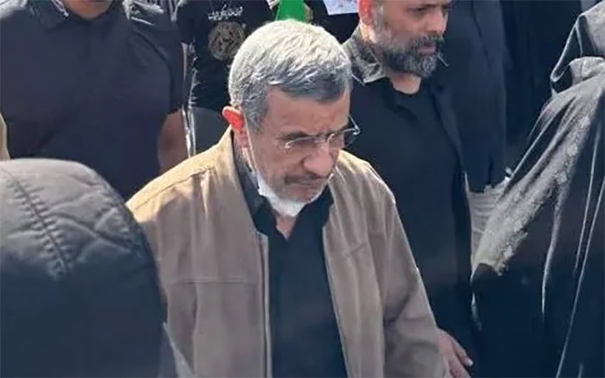 Nga misteri i vdekjes te shfaqja e papritur: Ahmadinejad në funeralin e Khameneit