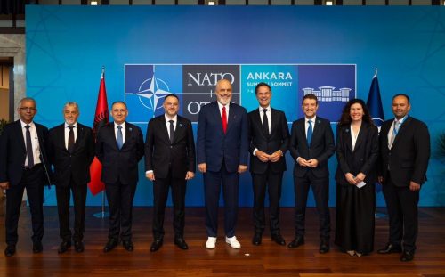 Rama takohet me shefen e SHISH-it, Vlora Hyseni, në samitin e NATO-s në Ankara.