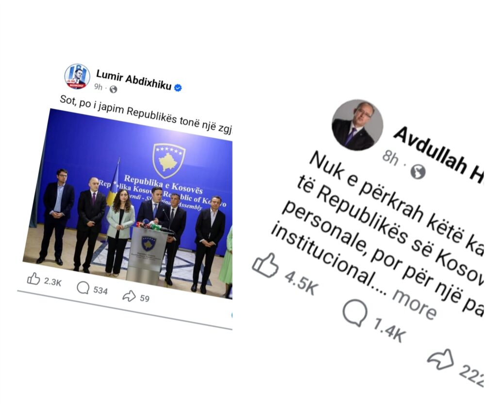 Avdullah Hoti konfirmon publikisht se nuk do ta votojë Bekim Sejdiun për president të Kosovës.