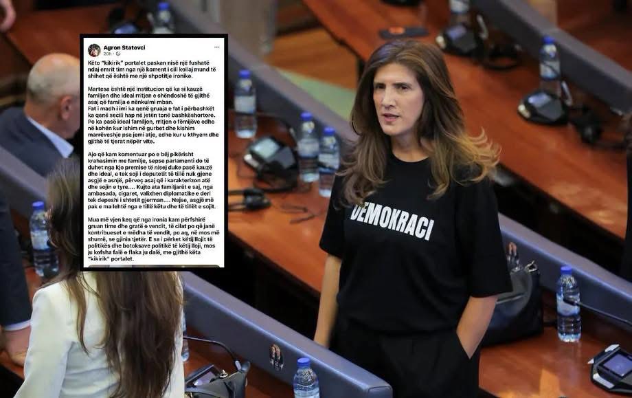 Kryeshefi i Trainkos-it ndeshet me kritika për koment ndaj deputetes Musliu dhe kërkon falje