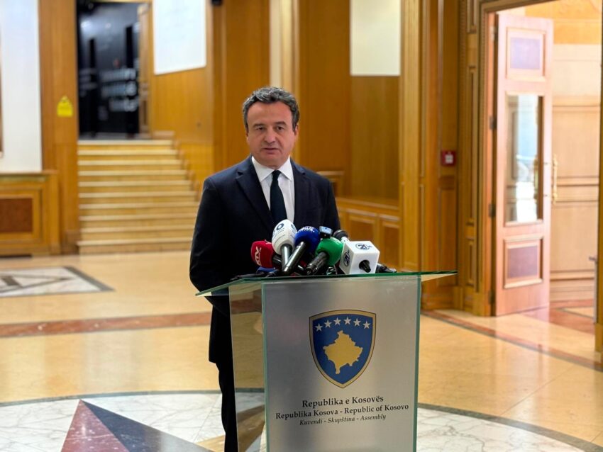 Kurti paralajmëron vazhdimin e seancës pas marrëveshjes me partitë