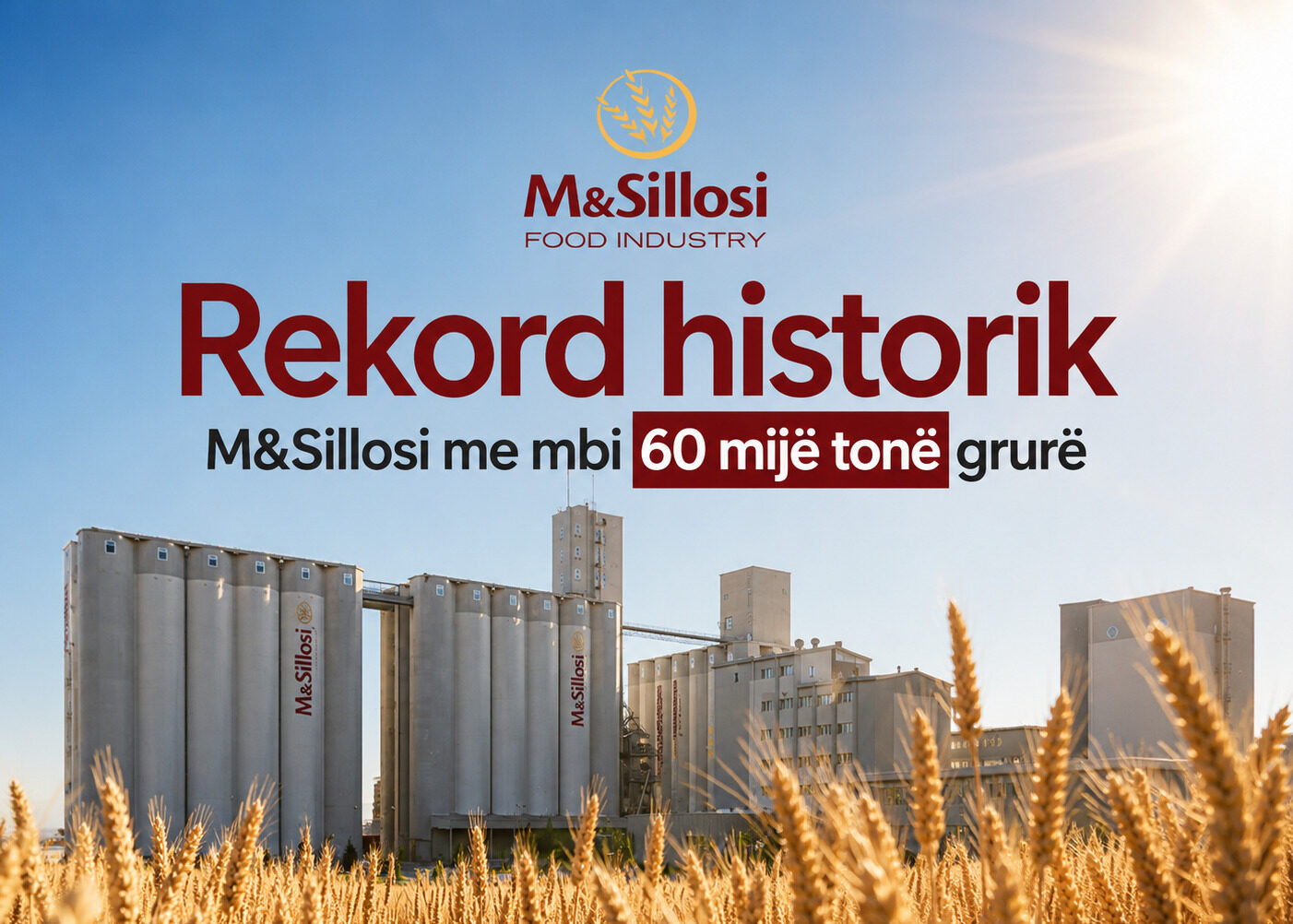 M&Sillosi thyen rekorde me mbi 60 mijë tonë grurë të grumbulluar në Rahovec