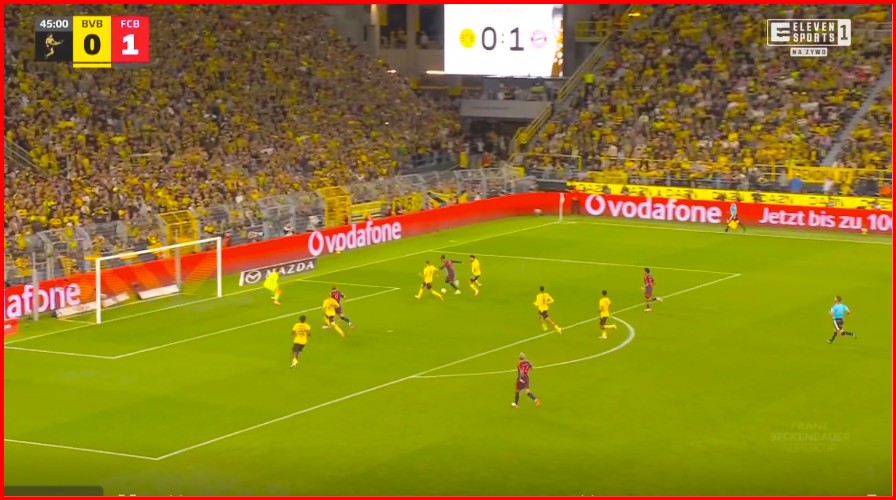 Bayern Munich kalon në epërsi 2-0 ndaj Borussia Dortmundit në finalen e Superkupës me golin e dytë të Michael Olise.