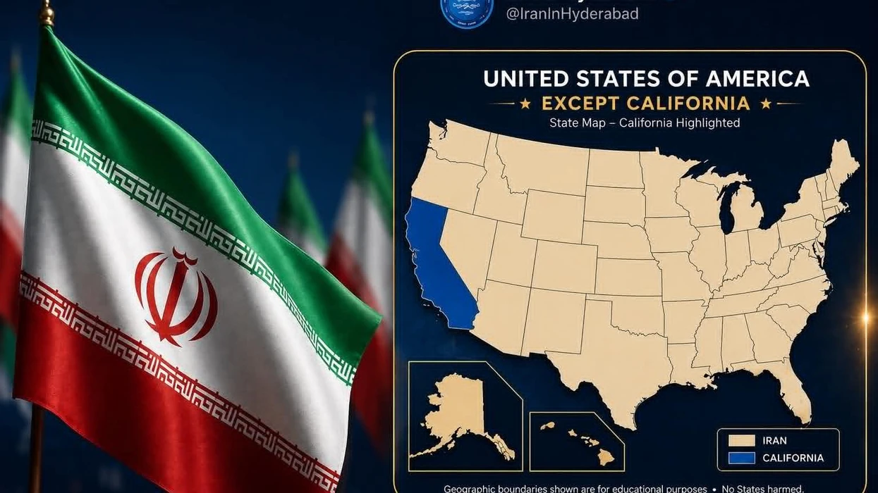 Irani shpall Kaliforninë “territor të ri” të Republikës Islamike si kundërpërgjigje ndaj hartës së Trumpit për Ngushticën e Hormuzit.