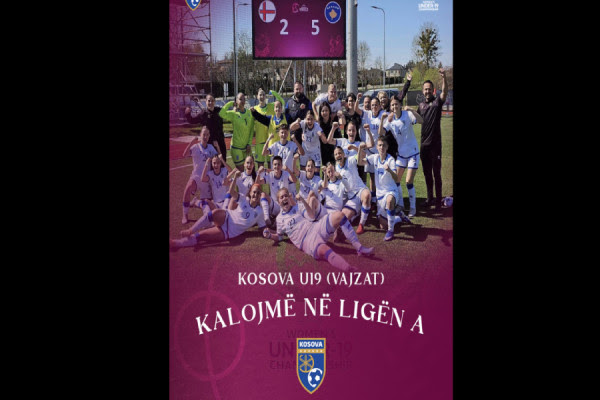 Kombëtarja e Kosovës U19 për vajza ngjitet zyrtarisht në Ligën A të UEFA-s pas dy fitoreve bindëse në turneun e Lituanisë.
